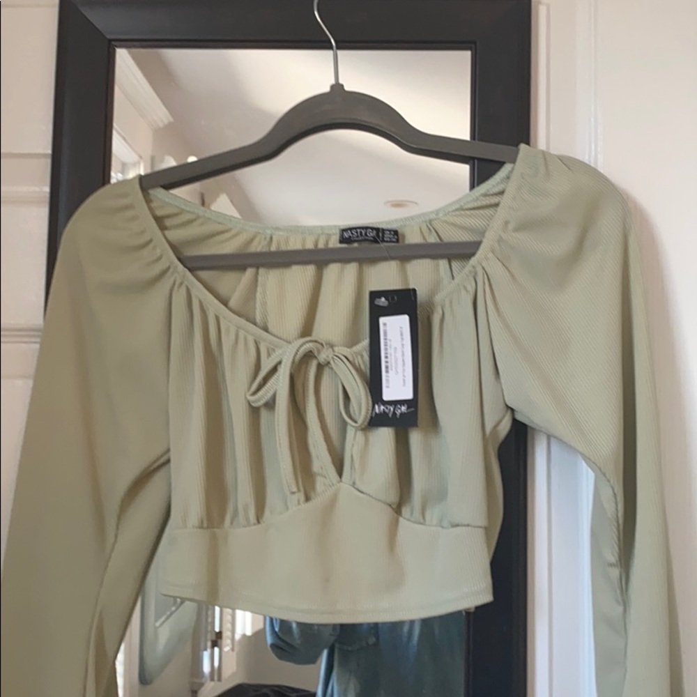 Nasty Gal Crop long sleeve